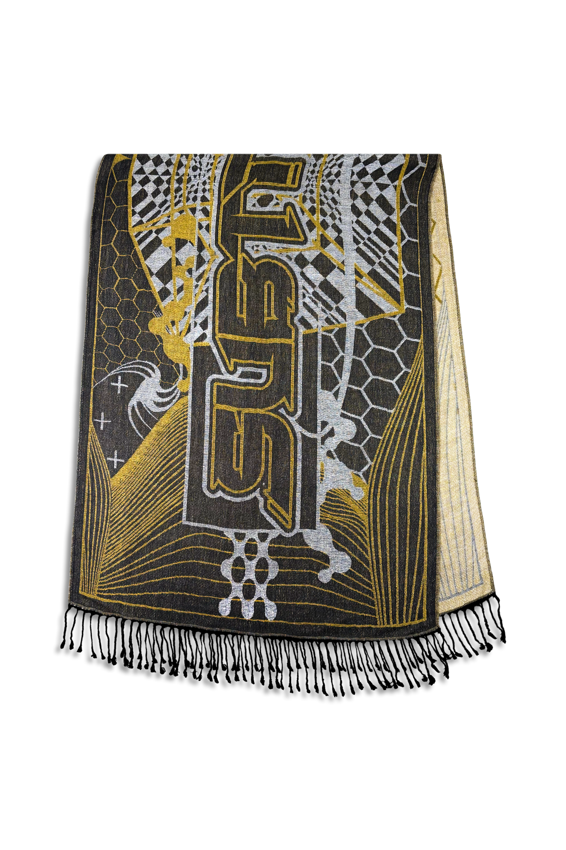 SUBTRONICS - CUBE METALLIC KNIT PASHMINA