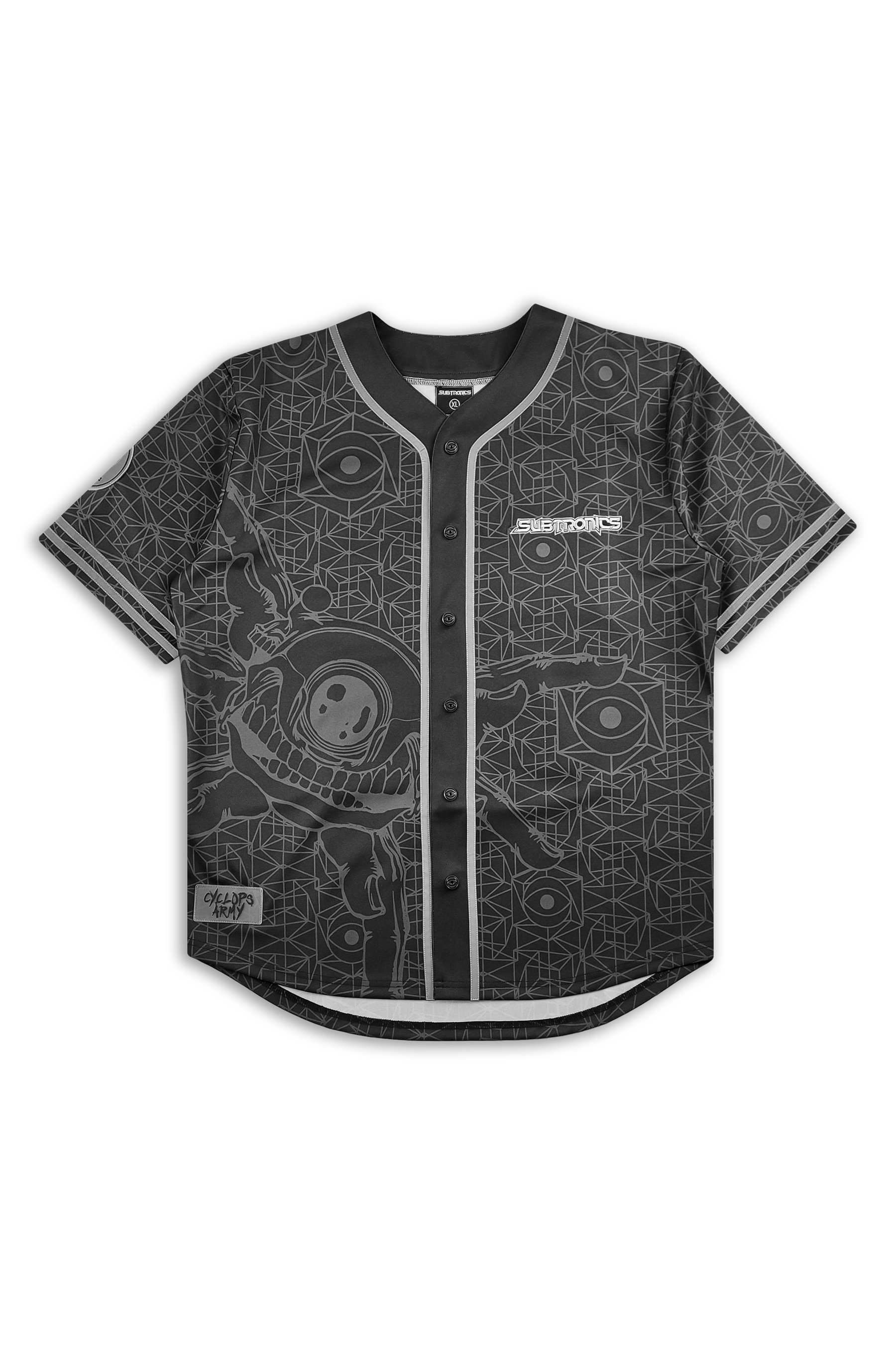 SUBTRONICS - CYCLOPS ARMY 420 BASEBALL JERSEY