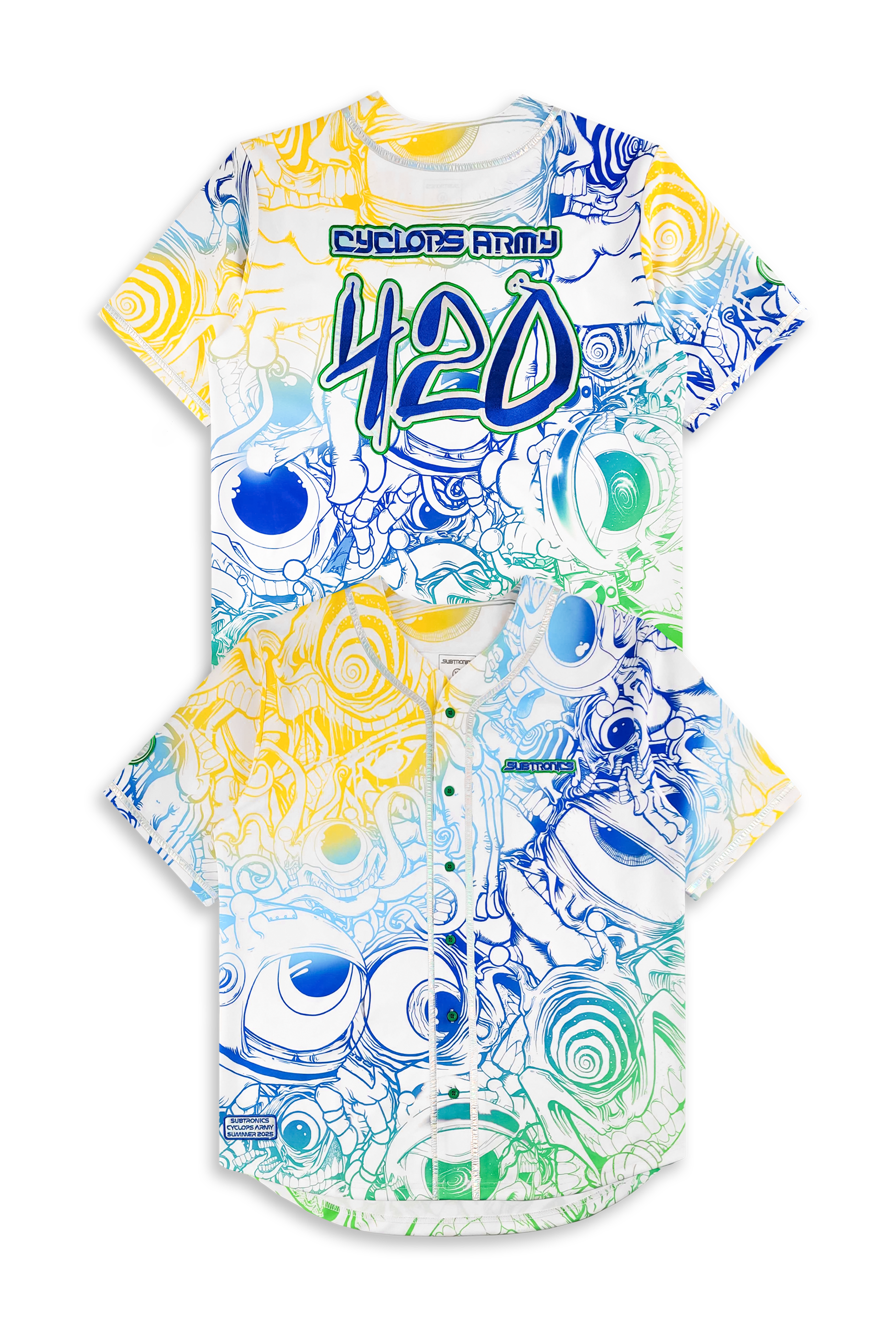 SUBTRONICS - SUMMER MASHUP BASEBALL JERSEY