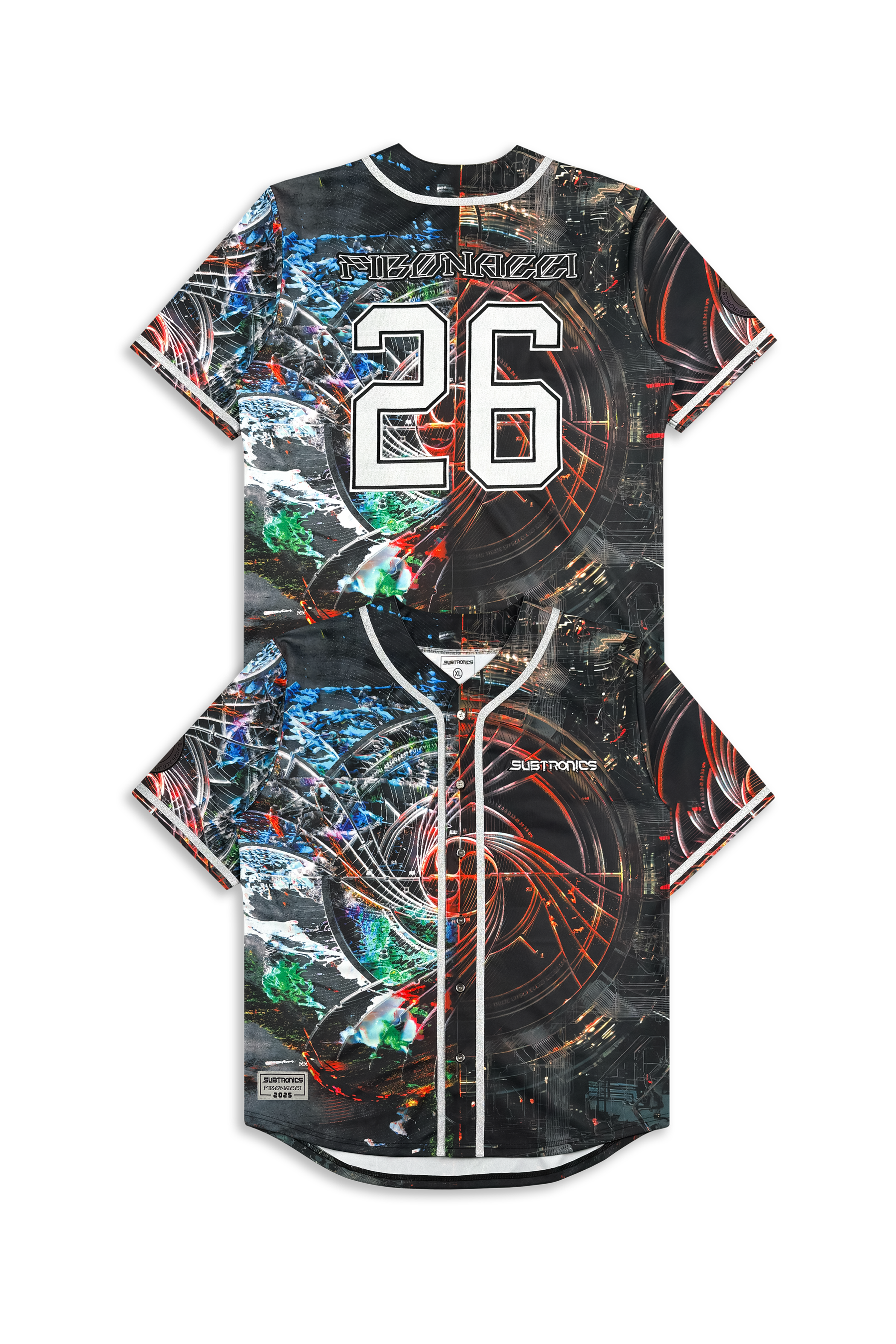 SUBTRONICS - FIBONACCI TOUR BASEBALL JERSEY